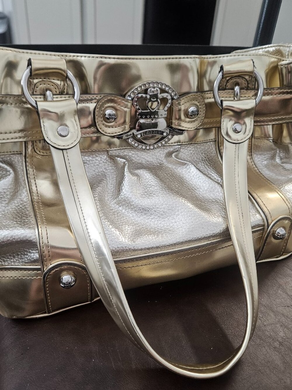 KATHY VAN ZEELAND Gold Purse